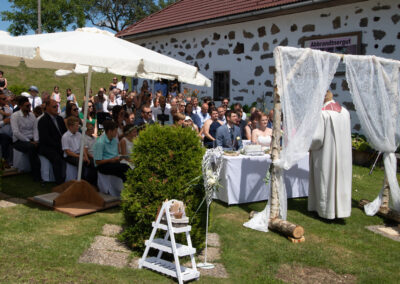 kirchliche Trauung am Event Bauernhof Abbrandnergut Trauungsmusik