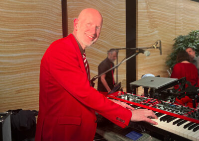 Keyboard, Klavier, Moderator, Sänger, On Stage, Bühne, Konzert,